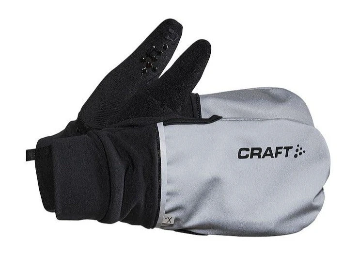 Craft Hybrid Weather Glove - Silver/Black (1903014-926999) - Image 2