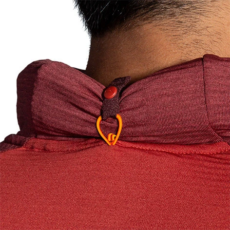 Brooks Men's Notch Thermal Hoodie - Copper/Heather Dark Copper (211402682) - Image 6