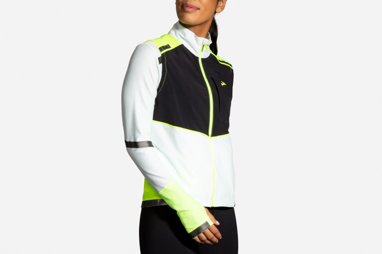 Brooks Women's Carbonite Vest - Icy Grey/Black/Nightlife (221498030) - Image 2