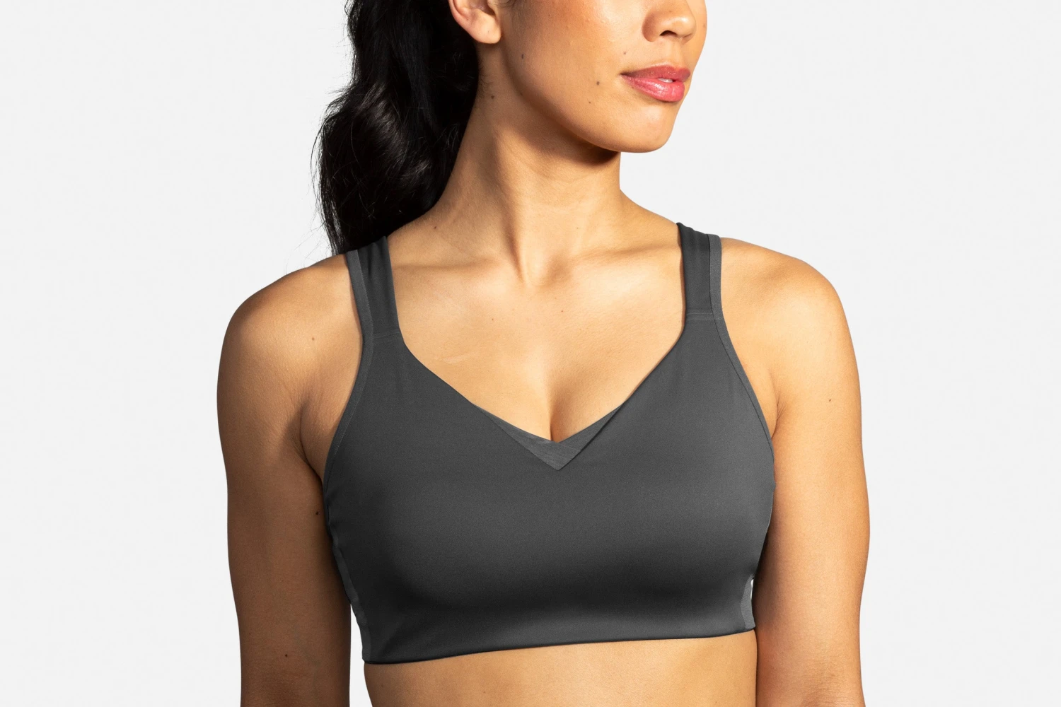 Brooks Women's Drive Convertible Run Bra - Asphalt (350081081)