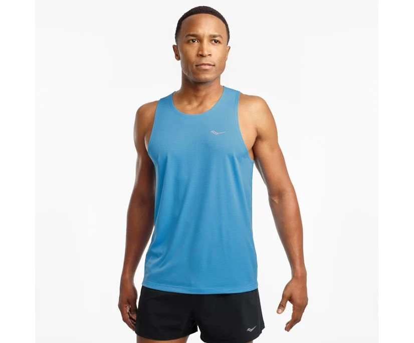 Saucony Men's Stopwatch Singlet (SAM800217) - Image 7