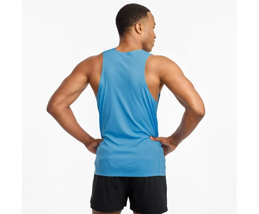 Saucony Men's Stopwatch Singlet (SAM800217) - Image 8