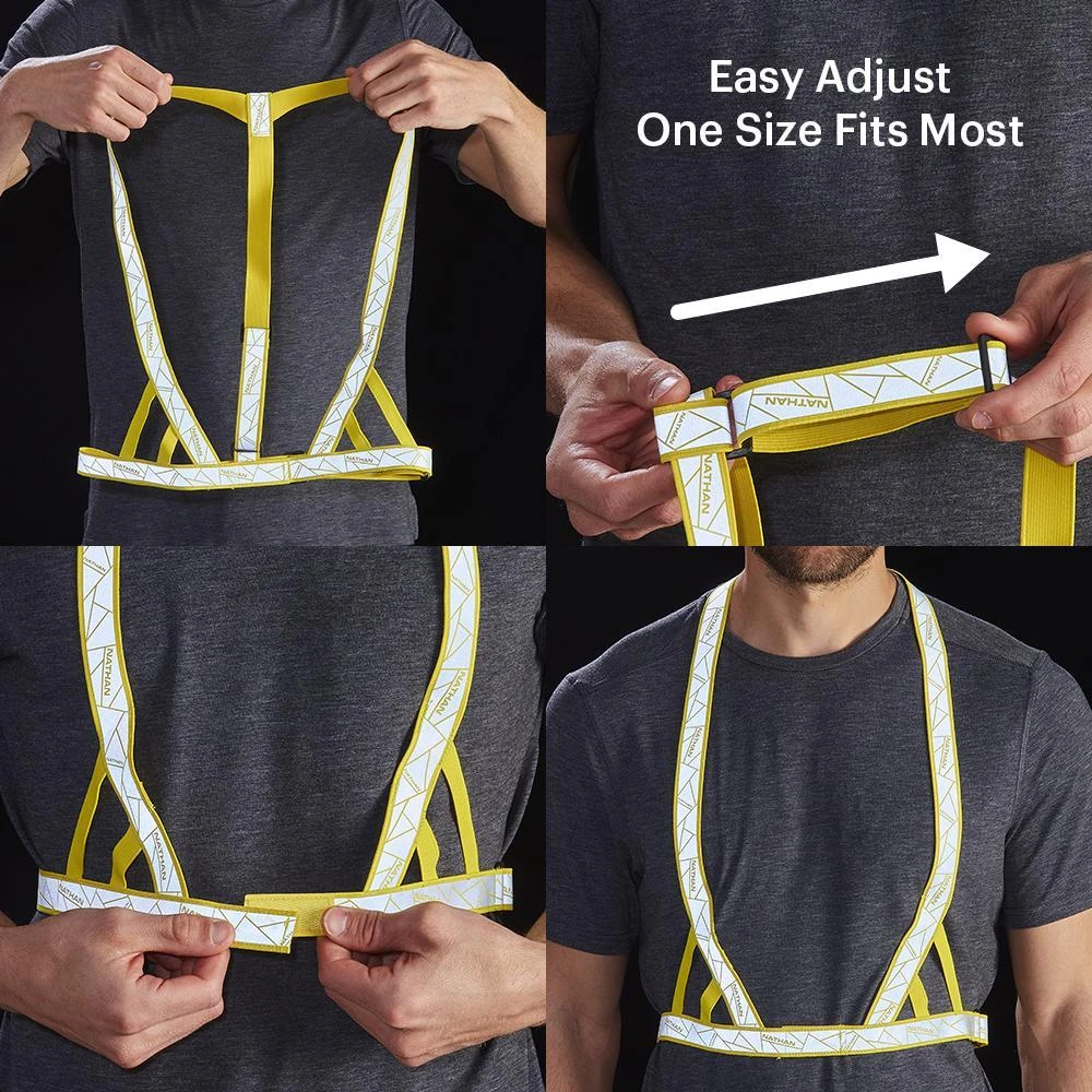 Nathan Vibe Reflective Vest - Vibrant Yellow (NS2066-0467) - Image 3