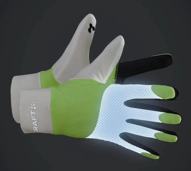 Craft ADV Lumen Fleece Glove - Ash White/Flumino (1909838-895851) - Image 2