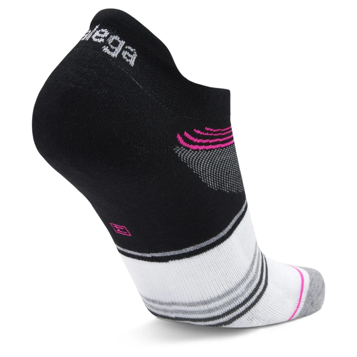 Balega Women's Grit And Grace Further Togethers Running Socks - Black/White/Pink (7494-3283) - Image 4