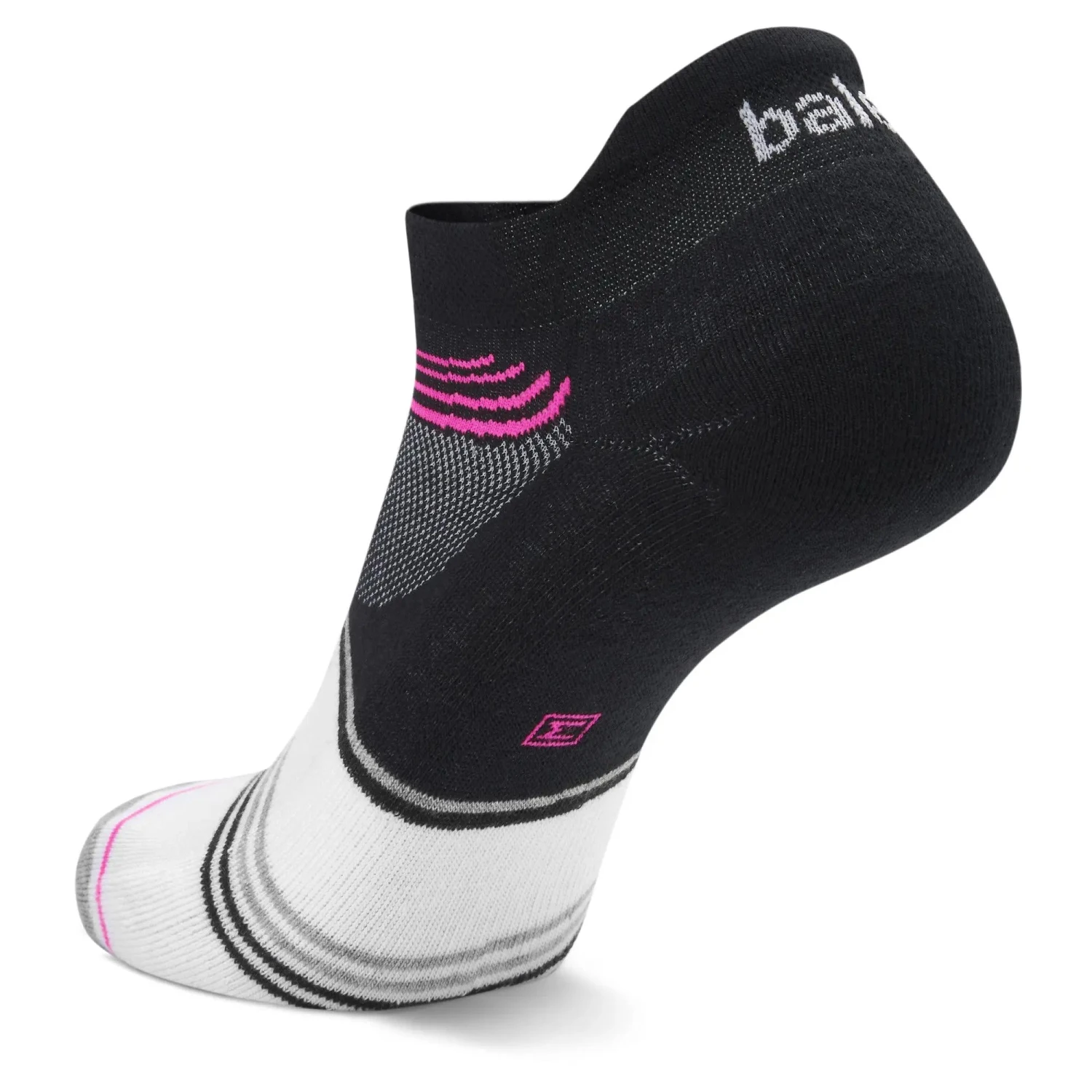 Balega Women's Grit And Grace Further Togethers Running Socks - Black/White/Pink (7494-3283) - Image 3